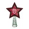 The Memory Company 10" Lighted Red and White Star NCAA Indiana Hoosiers Christmas Tree Topper